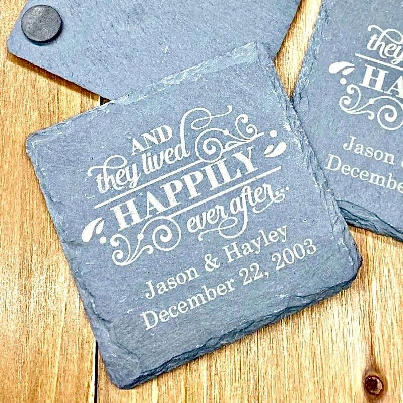 Custom Slate coasters