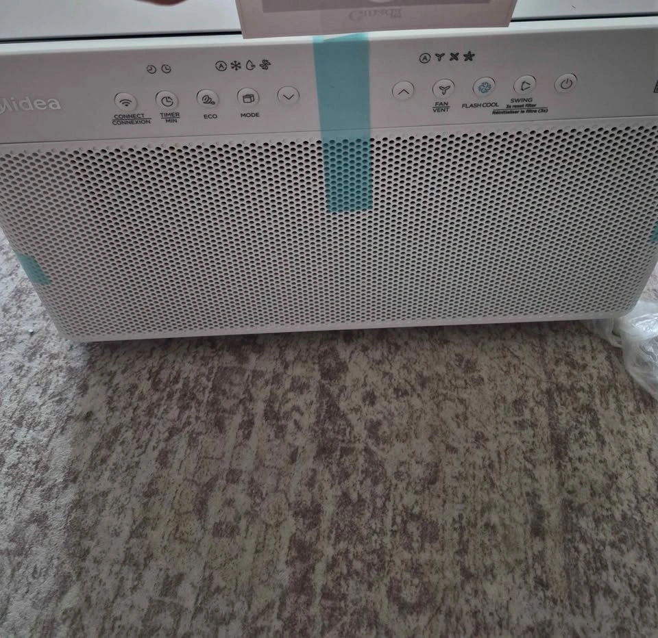 Midea 10,000 BTU U-Shaped Smart Inverter Window AC – Never Used
