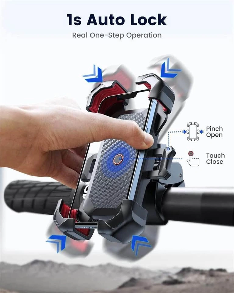 Anti-Shake Bike Phone Holder for Bicycle and Handlebar - photo 2