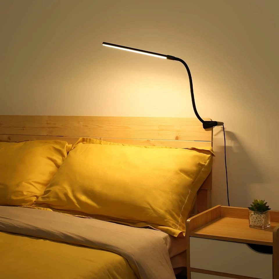 LED Light, Dimmable USB Clamp Lamp with 3 Color Modes - photo 3
