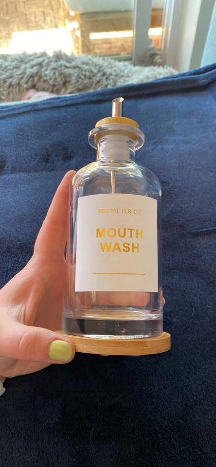 Mouthwash refill glass bottle - photo 2