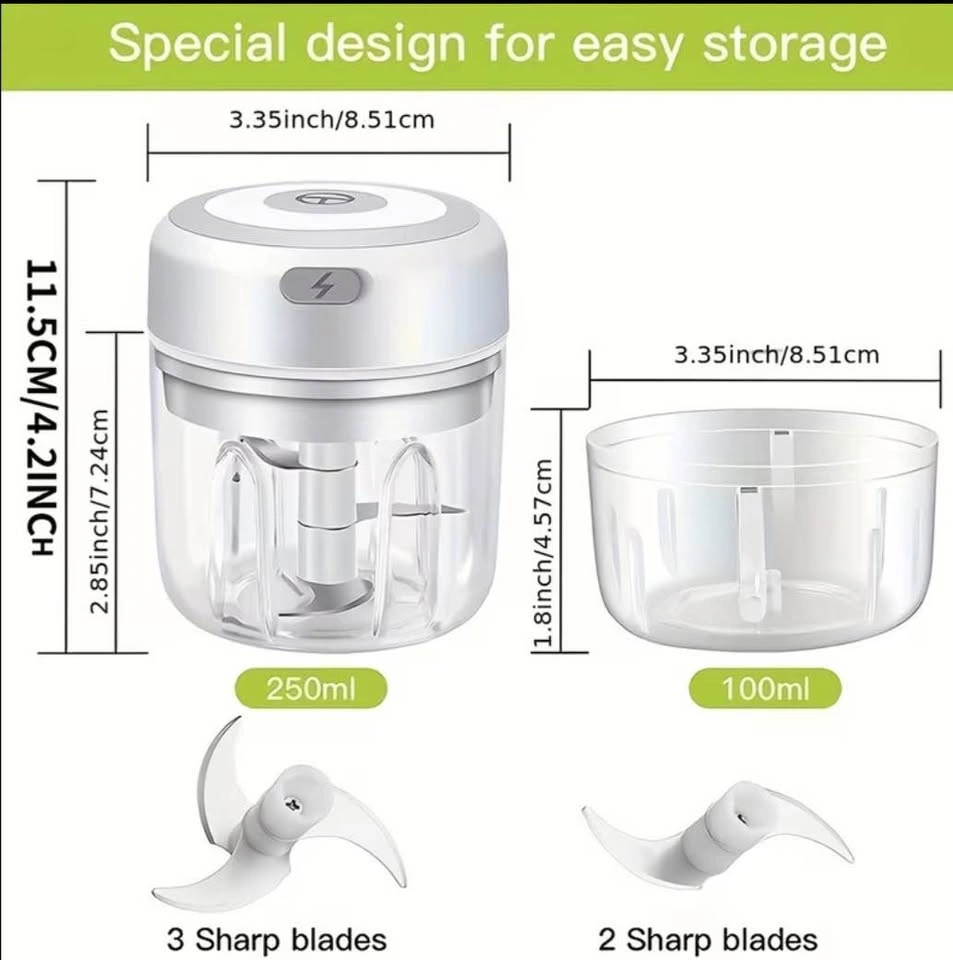 Electric Garlic and Vegetable Chopper - photo 2