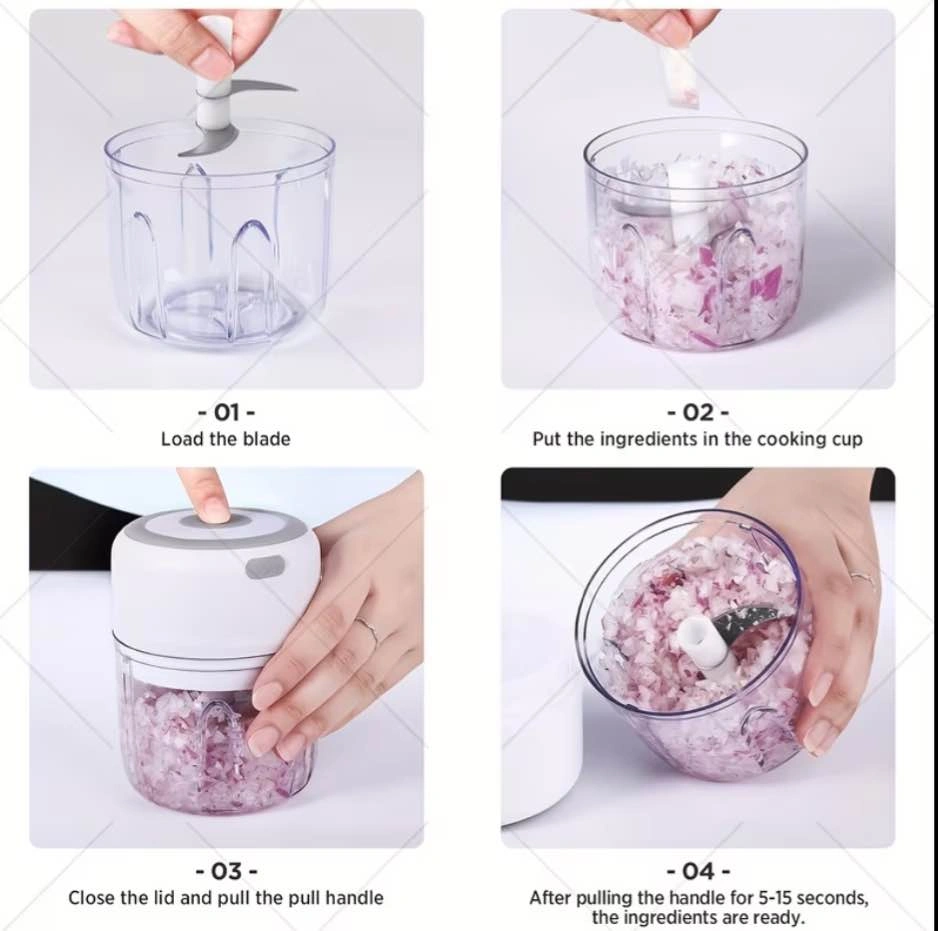 Electric Garlic and Vegetable Chopper - photo 4