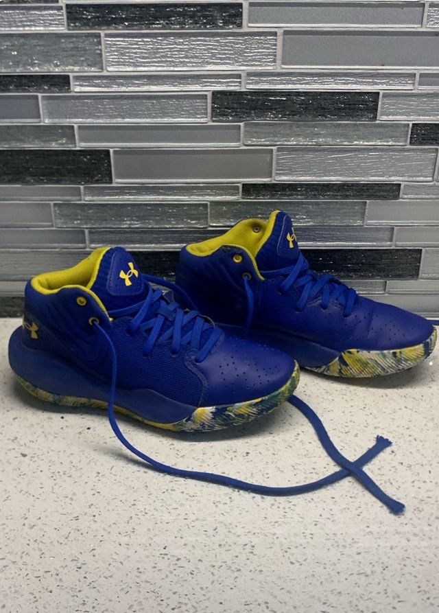 Under Armour Jet 21 Blue/Yellow Shoes