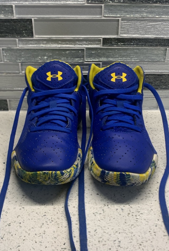 Under Armour Jet 21 Blue/Yellow Shoes - photo 2
