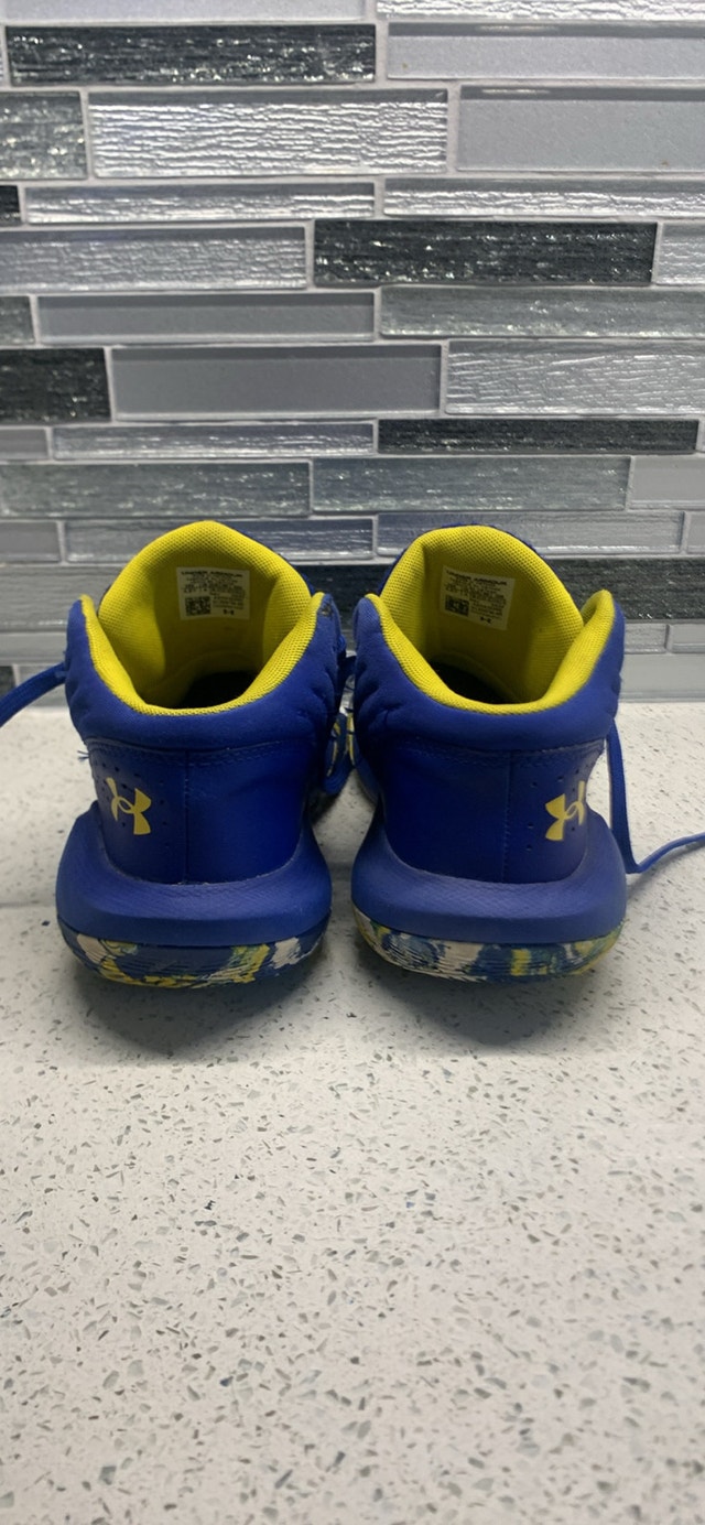 Under Armour Jet 21 Blue/Yellow Shoes - photo 4