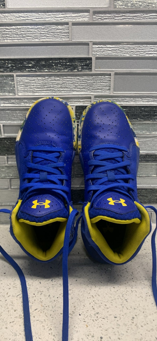 Under Armour Jet 21 Blue/Yellow Shoes - photo 5