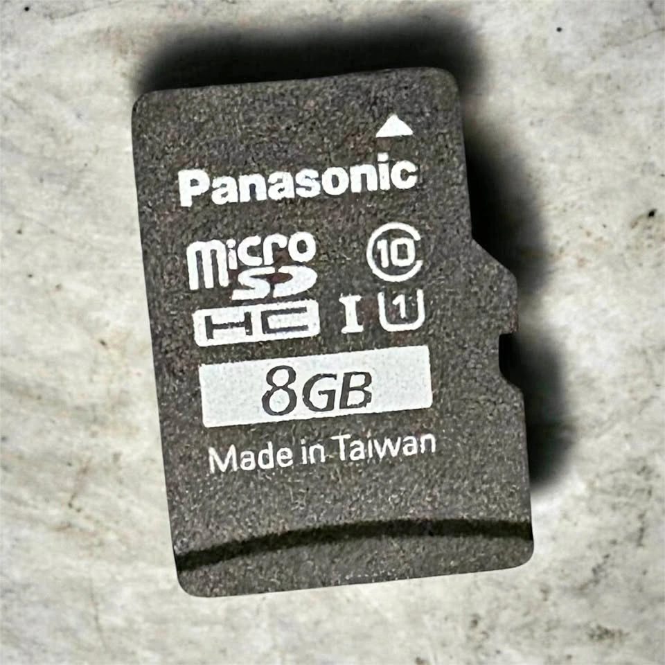 Panasonic 8GB MicroSDHC Class 10 Memory Card