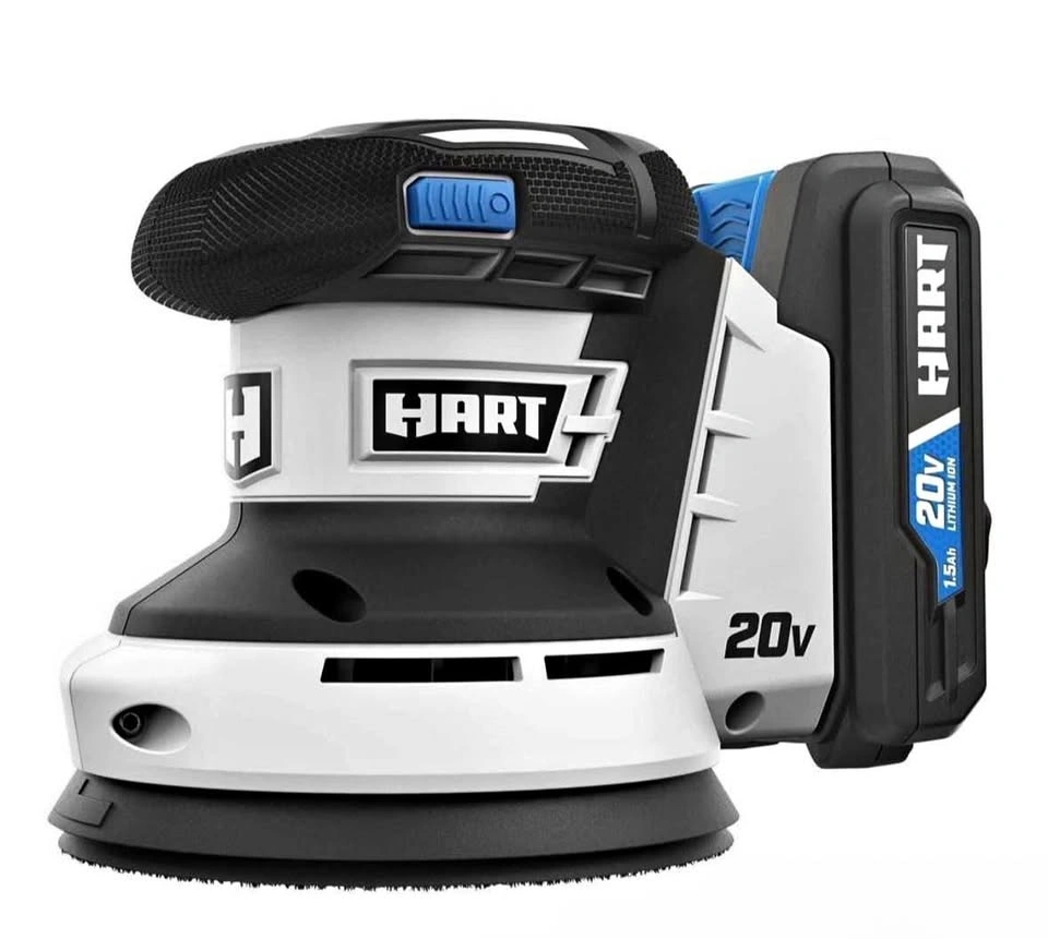Hart 20V cordless Random orbit sander kit