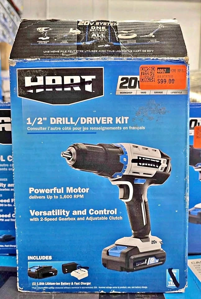 Hart drill/driver kit