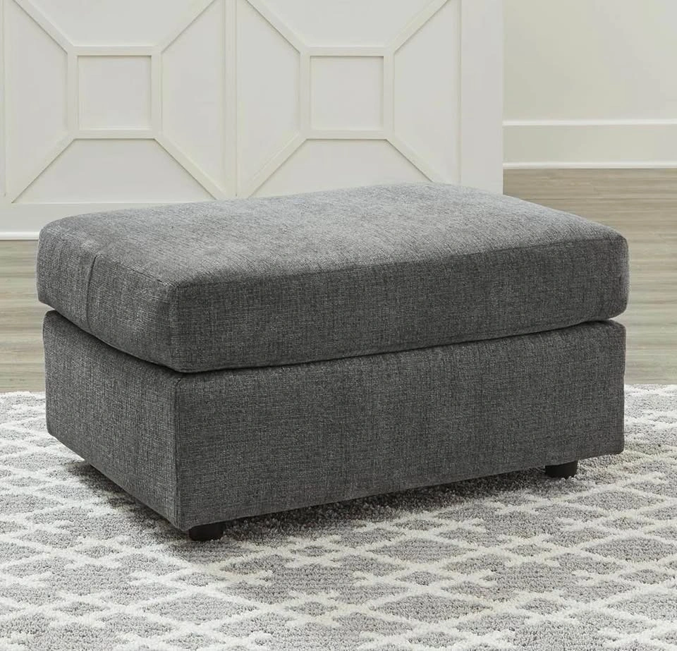 Gray modular Ottoman Sofa with storage - photo 3