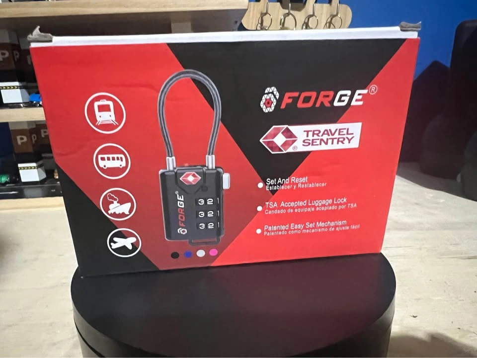 4 pack Forge TSA Approved Cable Luggage Lock - photo 2