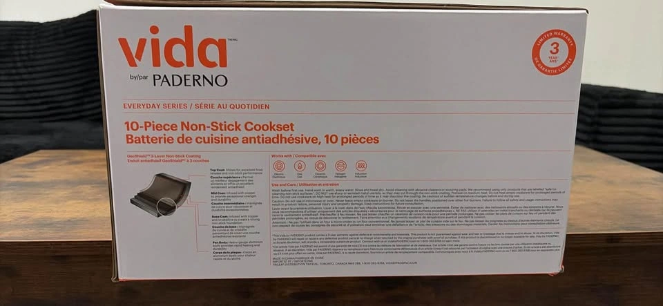 Vida by Paderno Everyday Series 10 Piece Non-Stick Cookset - photo 3