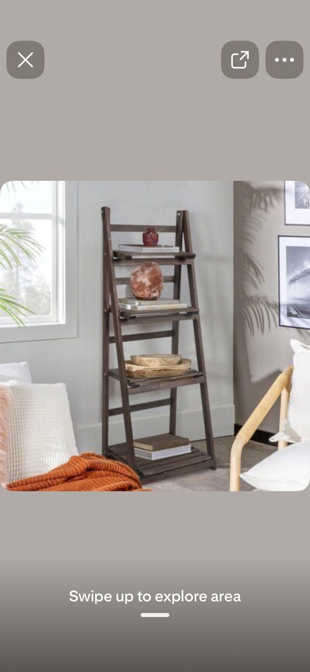 5 Tier Vintage Wooden Ladder Shelves - photo 5