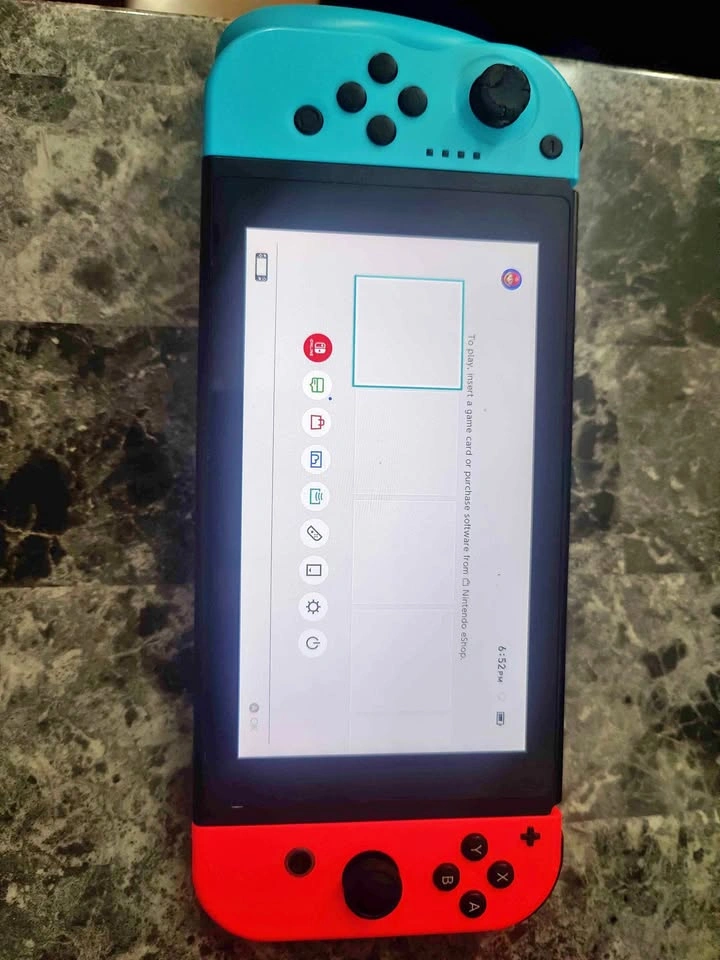 Nintendo switch console