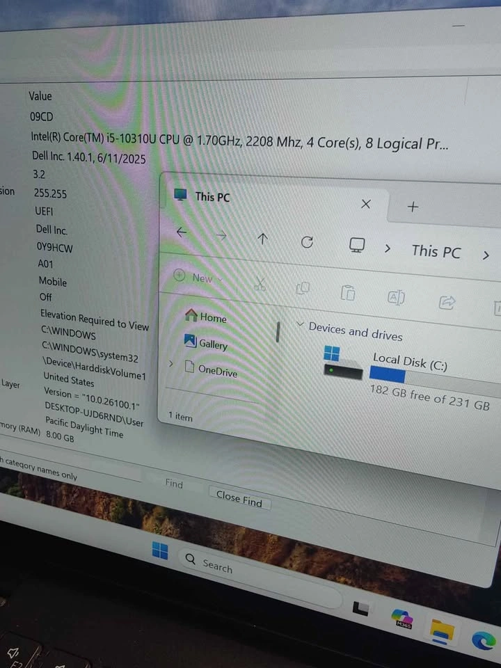 Dell i5 10th Gen TOUCHSCREEN 8GB RAM 256GB SSD Windows 11 - photo 5