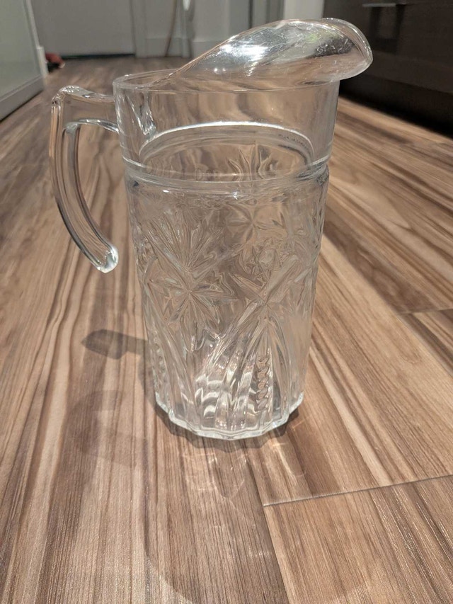 Crystal Glass Pitcher