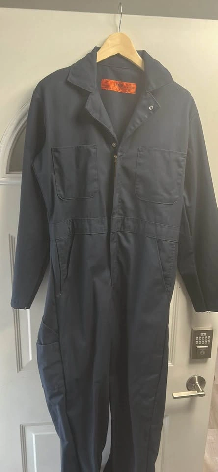 Red Kap Navy Blue Coveralls Size 36 RG - photo 2