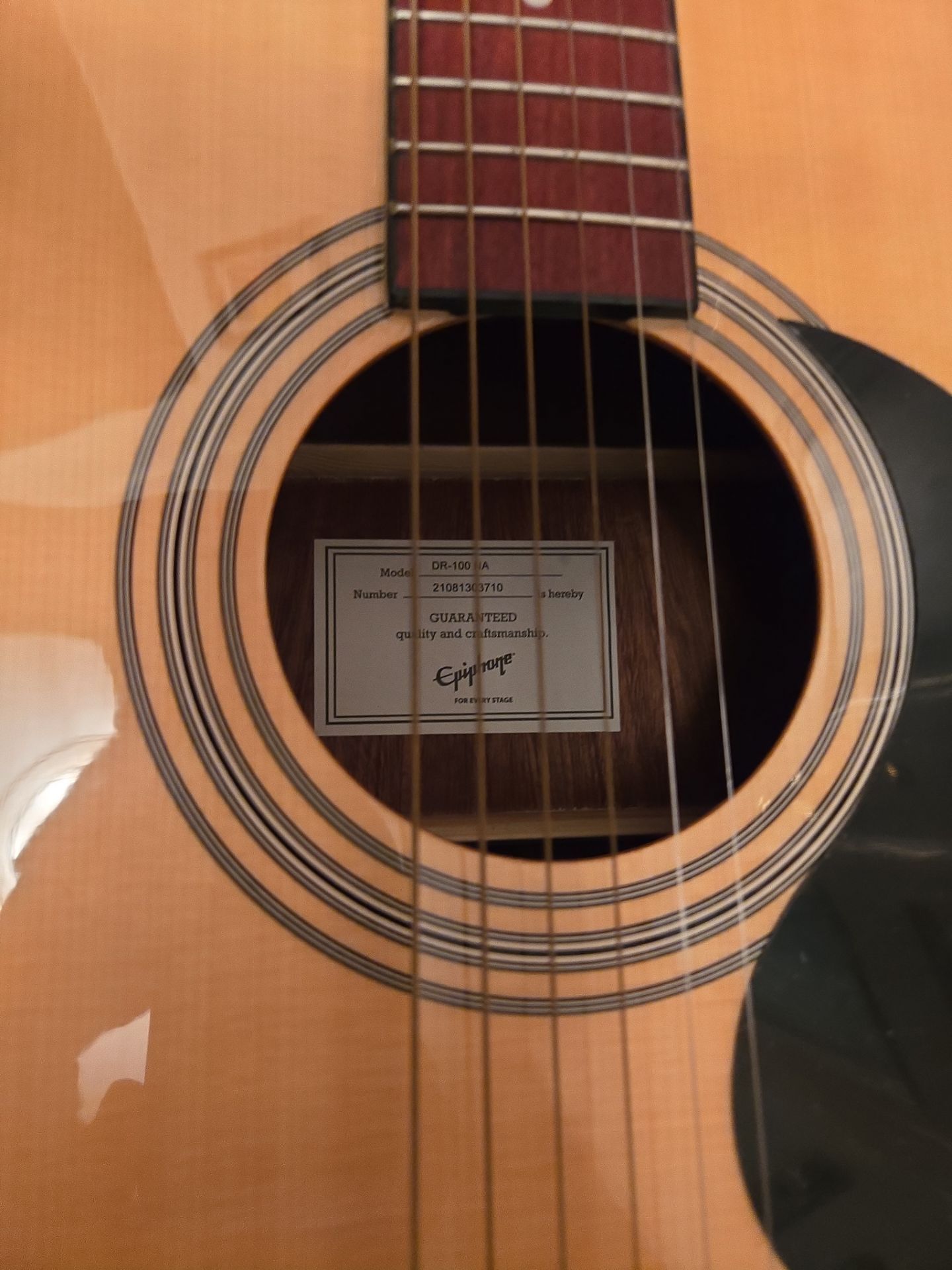 Epiphone Acoustic Dreadnought Guitar - photo 3