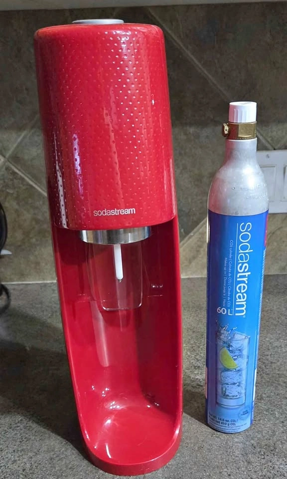 SodaStream Fizzi Sparkling Water Maker with 2 CO2 Cylinders
