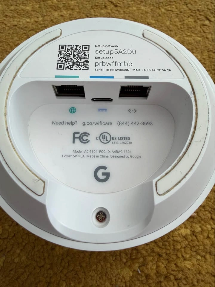 Google Wifi AC-1304 Mesh Router - photo 2