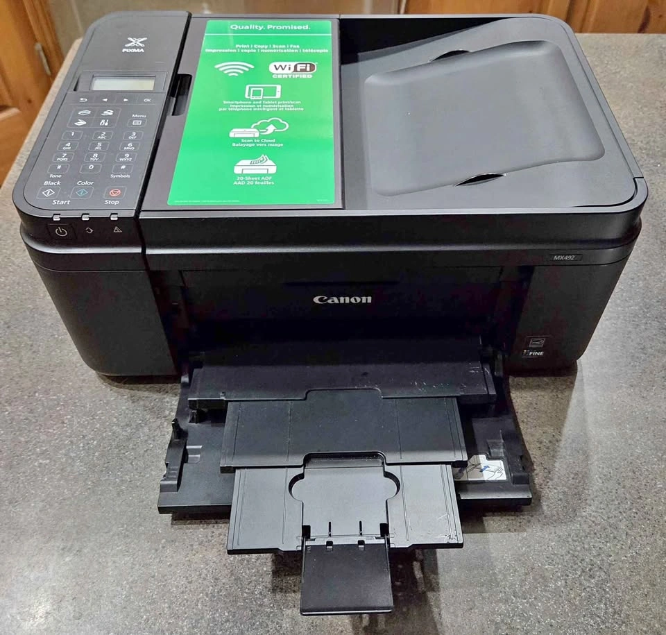 Canon PIXMA MX492 Wireless All-in-One Printer