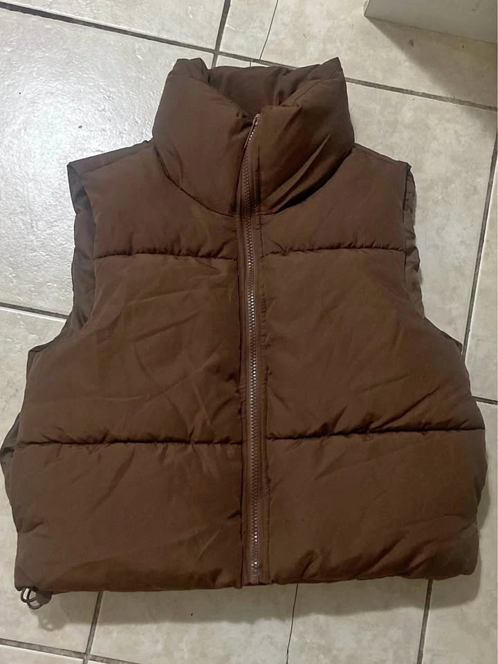 Brown Puffer Vest