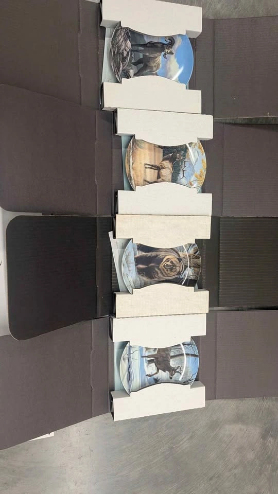 Dominion China Paul Krapf Wild and Free Collector Plates (4) - photo 5