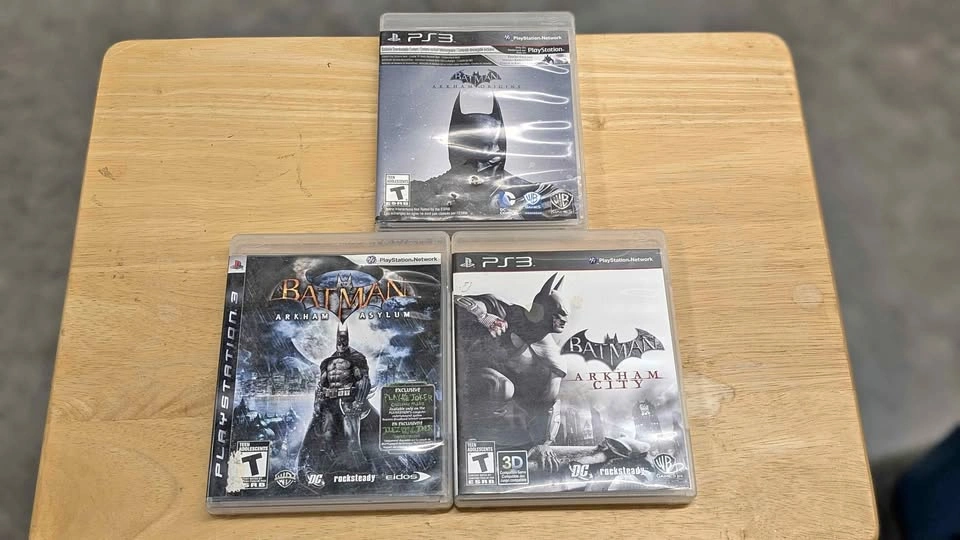 Batman Arkham Trilogy PS3 – 3 Games – $30