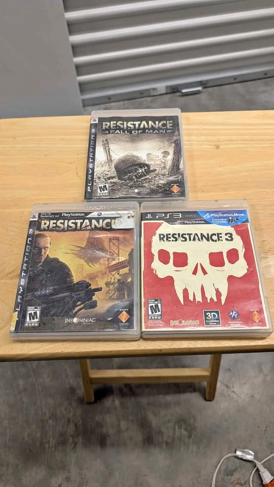 Resistance Trilogy PS3 – All 3 Games – $35