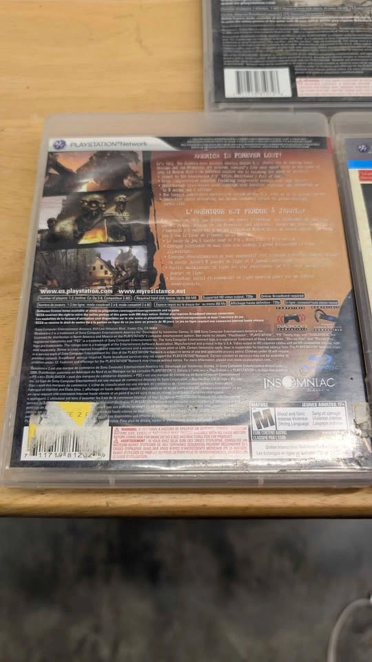 Resistance Trilogy PS3 – All 3 Games – $35 - photo 3