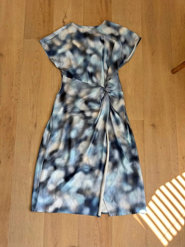 Zara Satin Midi Dress