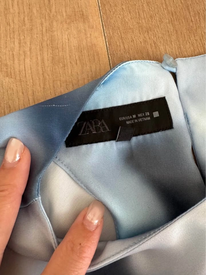 Zara Satin Midi Dress - photo 3