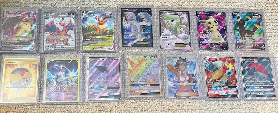 Pokemon Full Art & Ultra Rare Card Lot (14 Cards)
