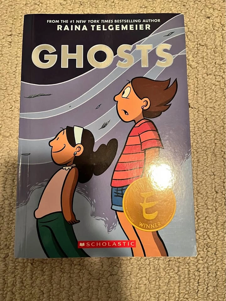 Ghosts by Raina Telgeneier Kids Comic Book