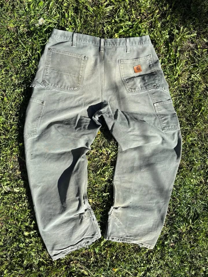 Vintage faded Carhartt Double Knee work pants - photo 2