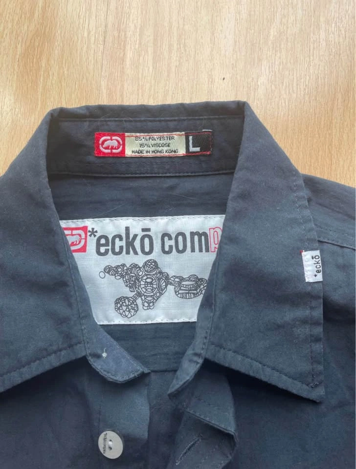 Ecko Unltd. Complex Short Sleeve Button-Up Shirt - Size Large - photo 3