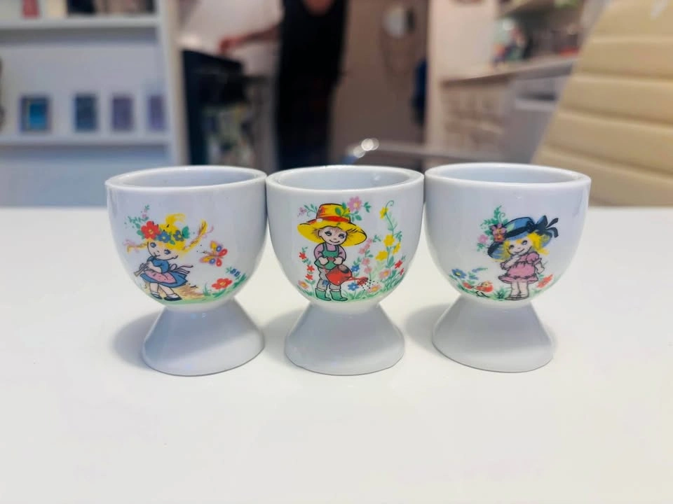 Set of 3 Vintage Egg Holders