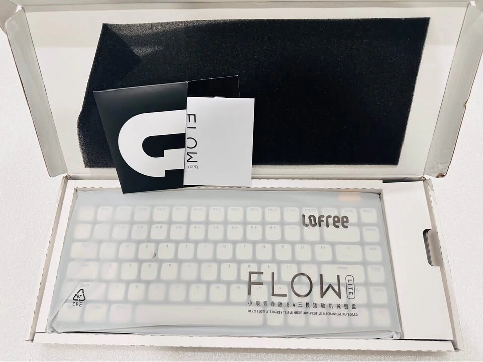 Flow Lite 84-Key Low-Profile Mechanical Keyboard – Marble - photo 3