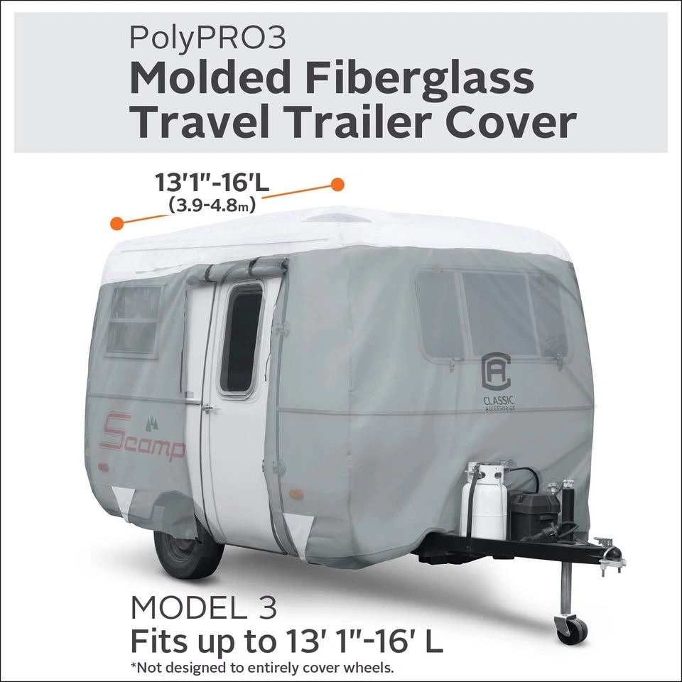 Classic Accessories PolyPRO3 Travel Trailer Cover – 13’1” to 16’ - photo 2