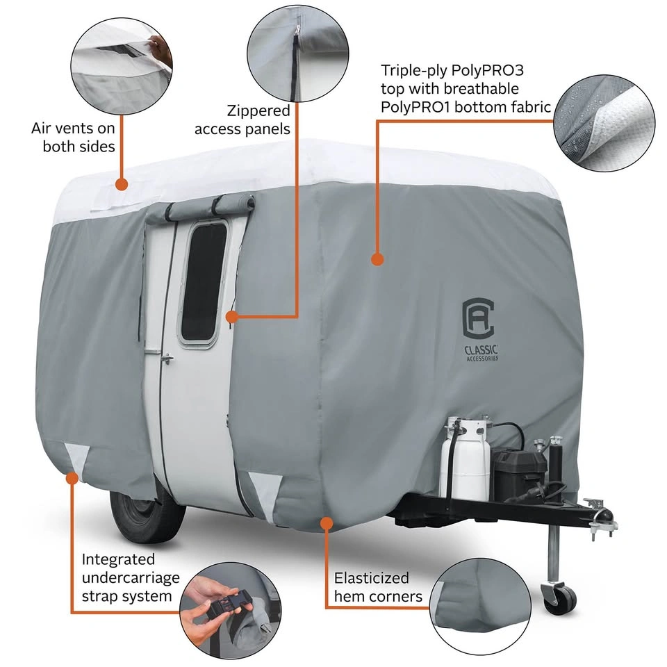 Classic Accessories PolyPRO3 Travel Trailer Cover – 13’1” to 16’ - photo 5