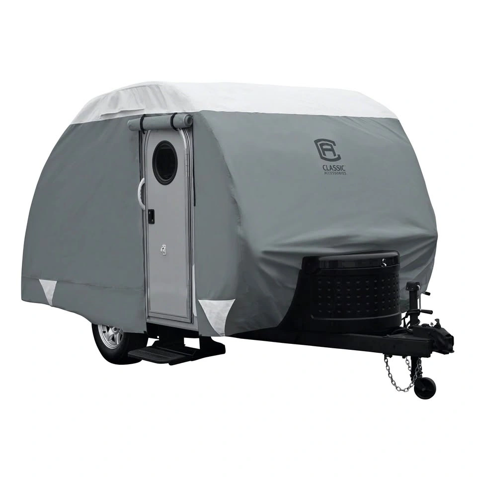 Classic Accessories PolyPro III Teardrop Trailer Cover – Up to 9