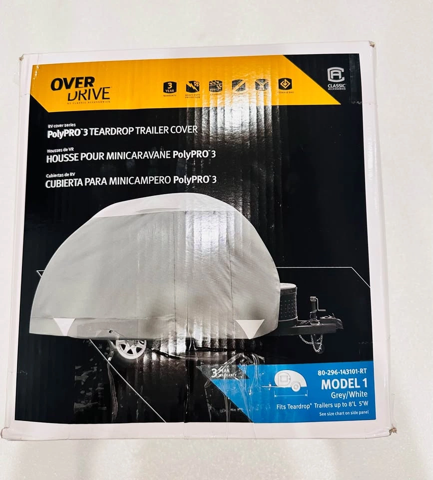 Classic Accessories PolyPro III Teardrop Trailer Cover – Up to 9 - photo 3