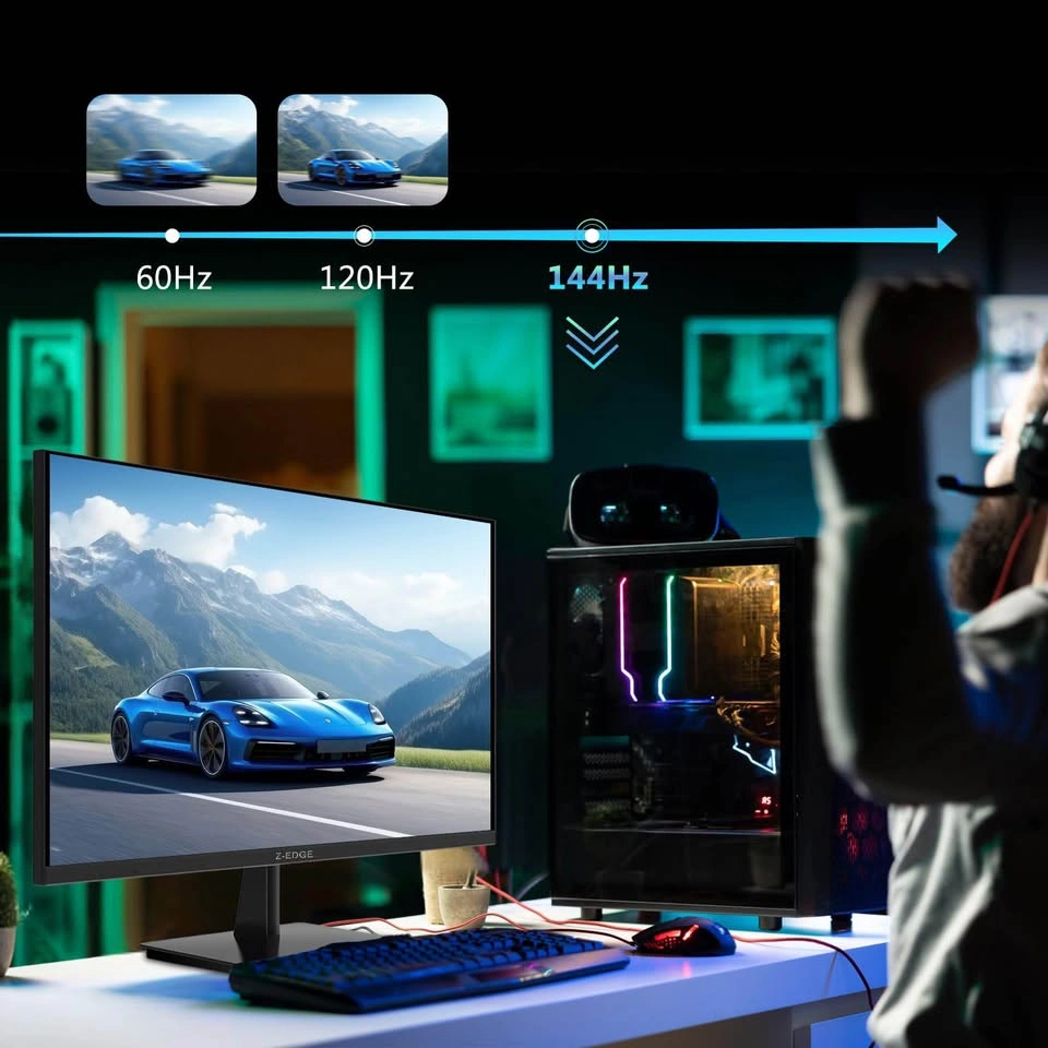 Z-Edge 28” 4K 144Hz IPS Gaming Monitor – Brand New - photo 3