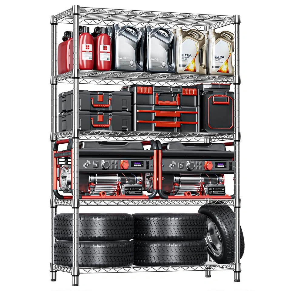 5-Tier Heavy Duty Metal Storage Shelving Unit – Brand New - photo 2