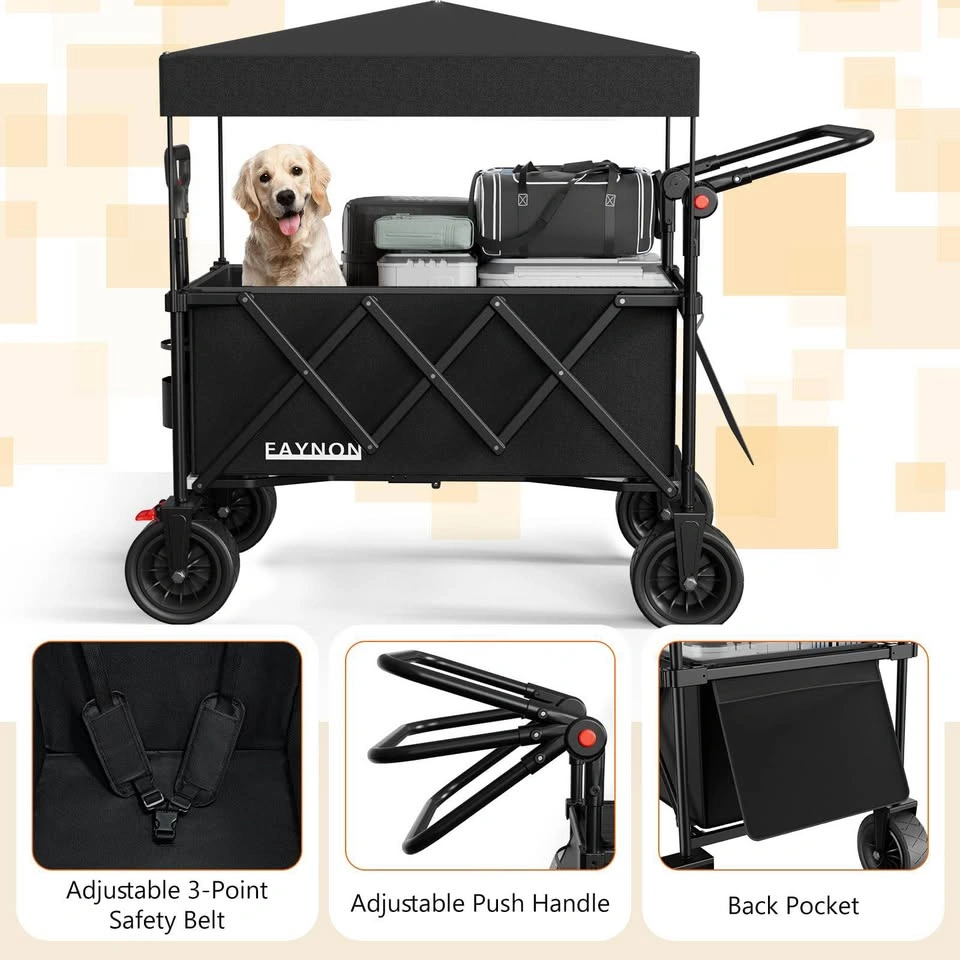 3-in-1 Collapsible Wagon – 300 lb Capacity - photo 2