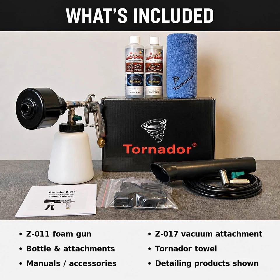 NEW Tornador Z-011 + Z-017WR Auto Detailing Kit