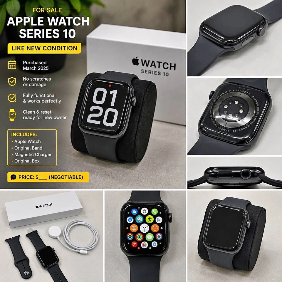 Apple Watch Series 10 46mm– Like New Condition