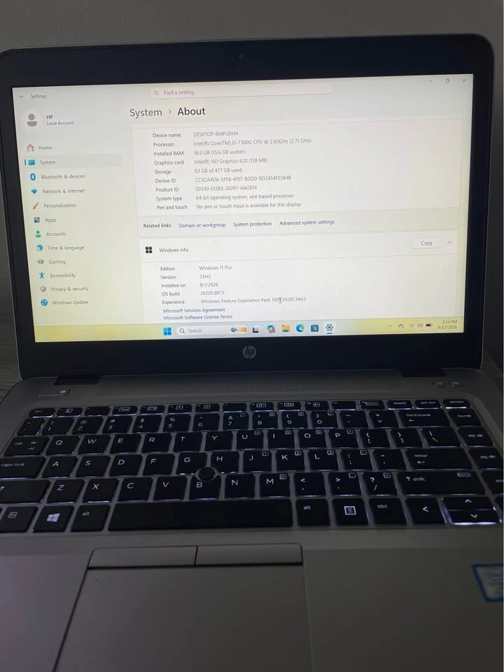HP ELITE BOOK 840 G4 Laptop - photo 4