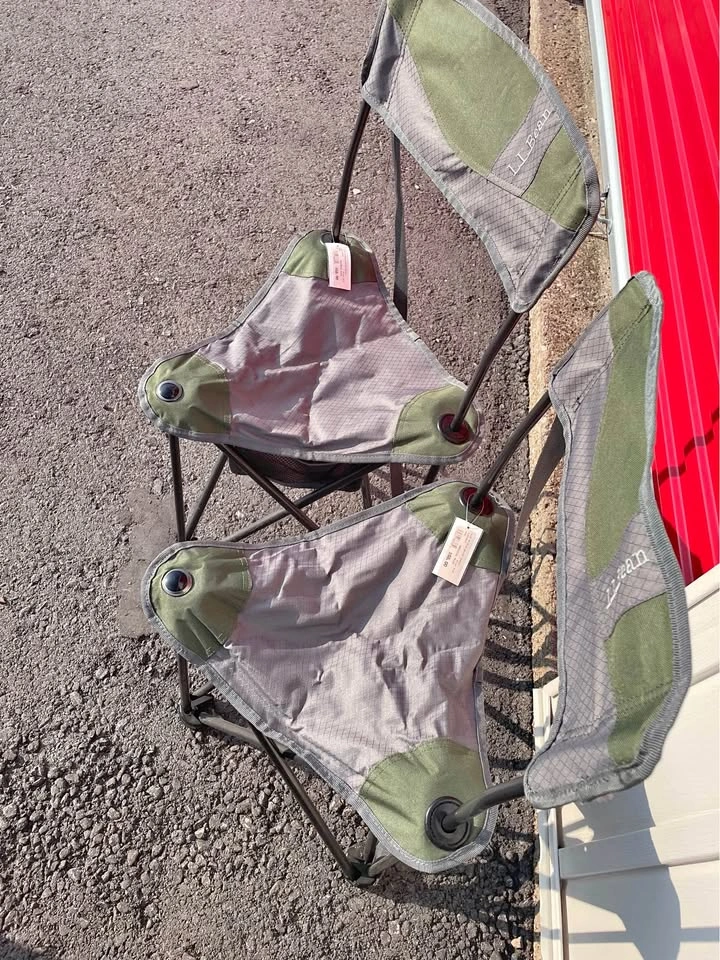 Set of 2 L.L.Bean Folding Camping Chairs
